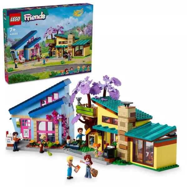 LEGO® Friends: Casele familiale ale lui Olly și Paisley 42620