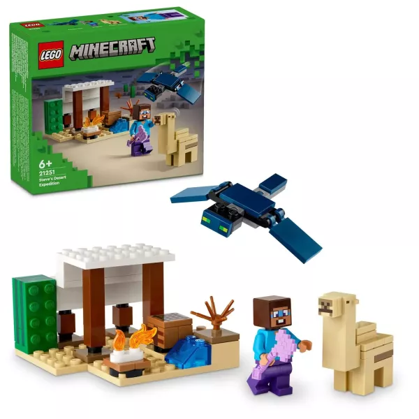 Lego® Minecraft®: Expediția în deșert a lui Steve 21251