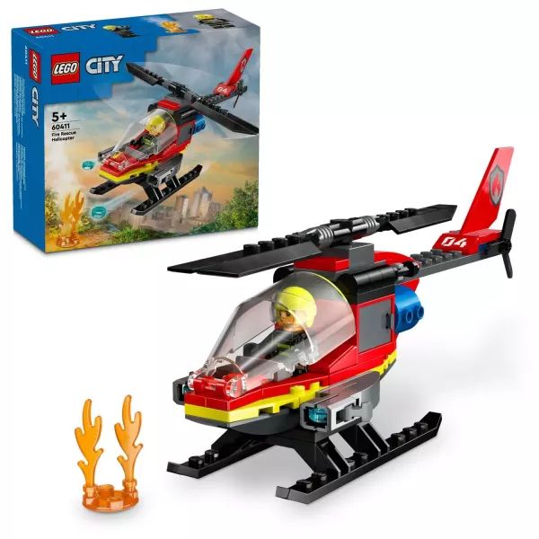 LEGO® City: Tűzoltó mentőhelikopter 60411 akciós termékkép 1