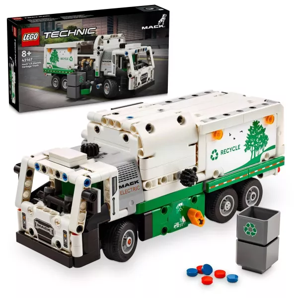 Lego® Technic: Autogunoieră Mack® LR Electric 42167