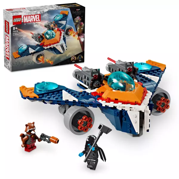 Lego® Marvel: Avionul de luptă al lui Rocket vs Ronan 76278