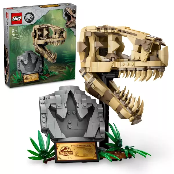 LEGO® Jurassic World: Fosile de dinozaur: craniu de T. rex 76964