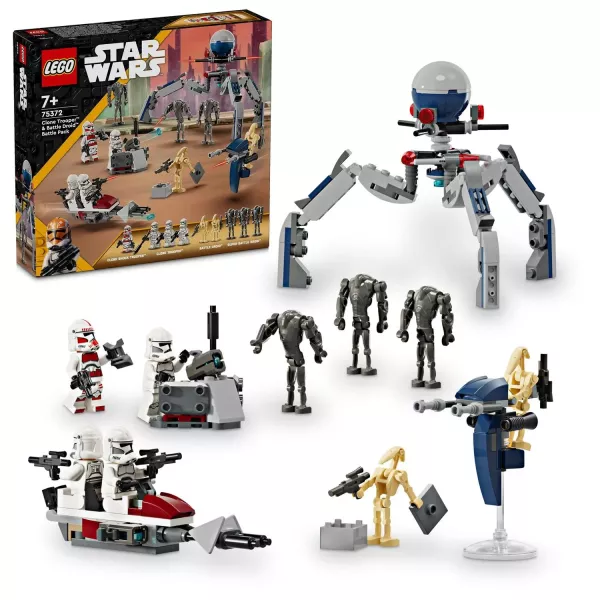 LEGO® Star Wars: Klónkatona és harci droid harci csomag 75372