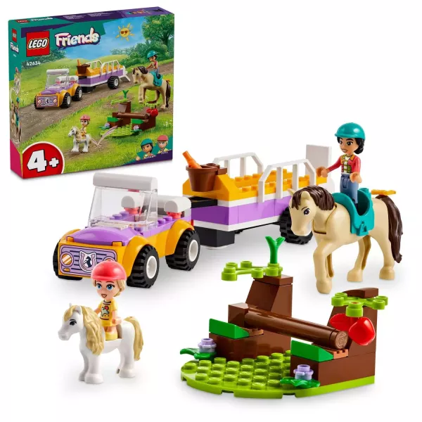 LEGO® Friends: Remorcă cu cal și ponei 42634