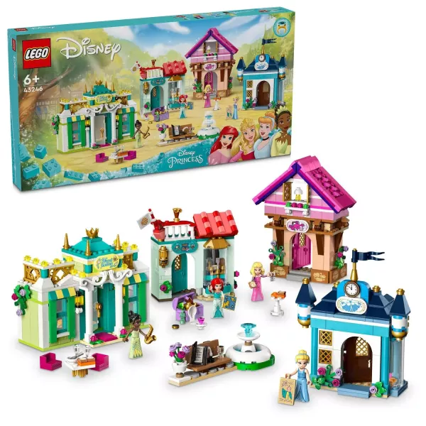 LEGO® Disney Princess: Aventura la piață a prințesei Disney 43246