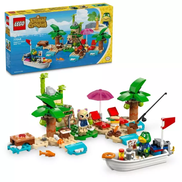LEGO® Animal Crossing: Turul de insulă în barcă al lui Kapp'n 77048