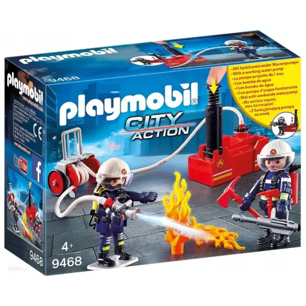 Playmobil: Tűzoltók szivattyúval 9468