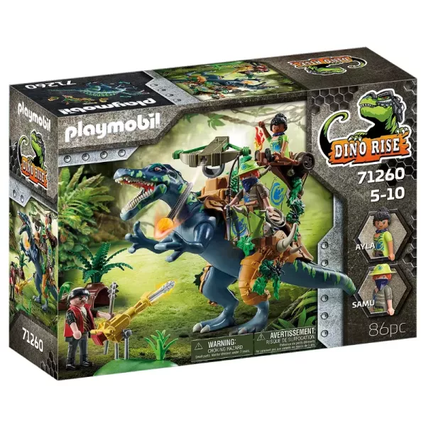 Playmobil: Dino Rise - Spinosaurus cu lansator de săgeți 71260