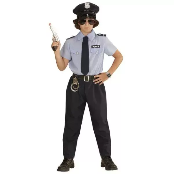 Rendőr jelmez - 140-es, 8-10 éves korosztály
