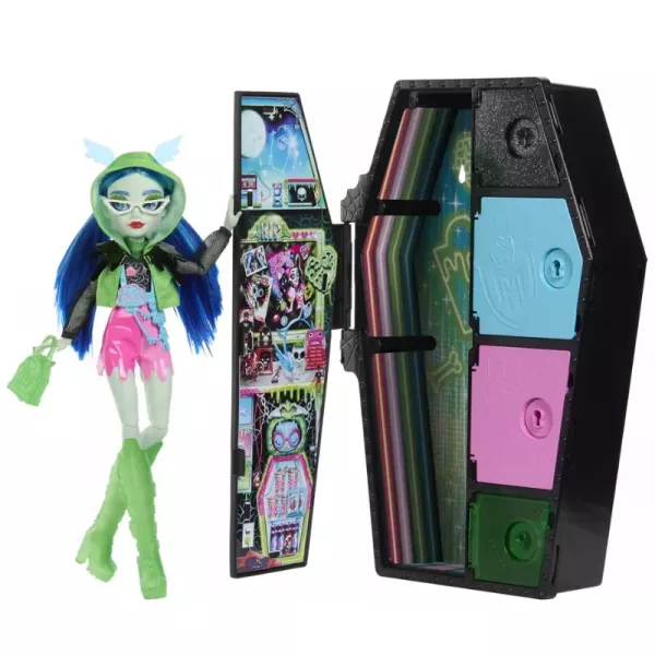 Monster High: Rémes fények baba - Ghoulia Yelps