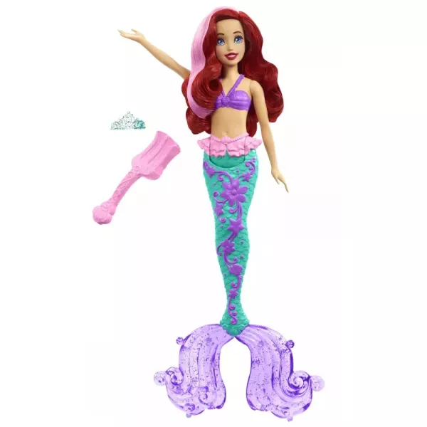 Prințesele Disney: Păpușa Ariel cu păr care își schimbă culoarea