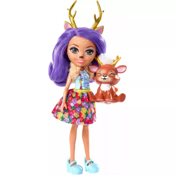EnchanTimals: păpușa Danessa Deer cu figurina Sprint