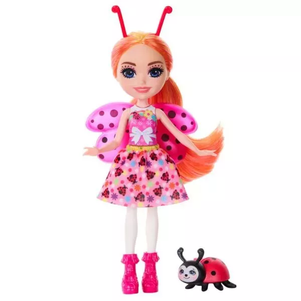 EnchanTimals: Ladonna Ladybug păpușă cu figurina Waft