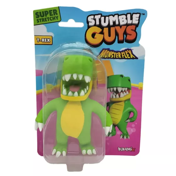 Monsterflex: Nyújtható Stumble Guys figura - T-Rex