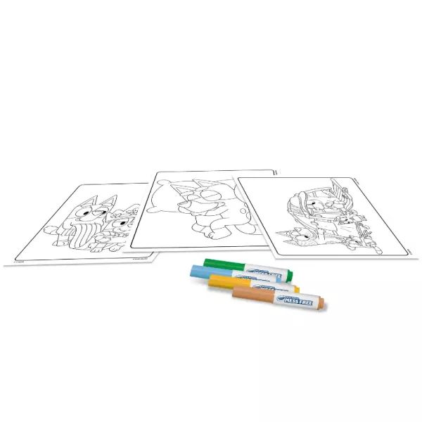 Crayola Color Wonder Bluey set de colorat fără pete Tulli.ro