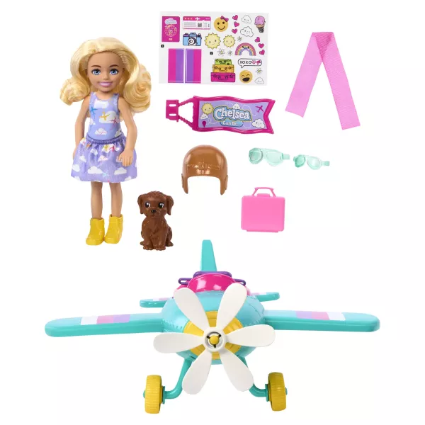 Barbie: avionul lui Chelsea - set de joacă