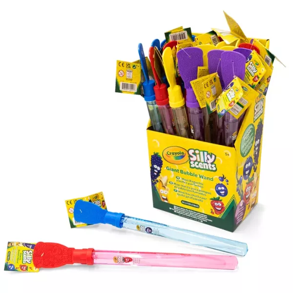 Crayola Silly Scents: Óriás illatos buborékfújó - többféle