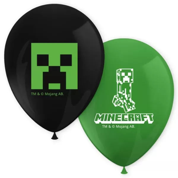 Minecraft: Creeper set de baloane - 8 buc