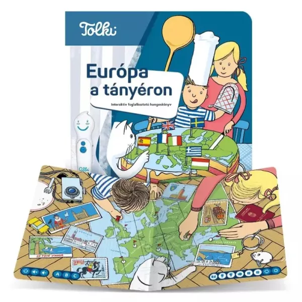 Tolki: Interaktív foglalkoztató hangoskönyv - Európa a tányéron