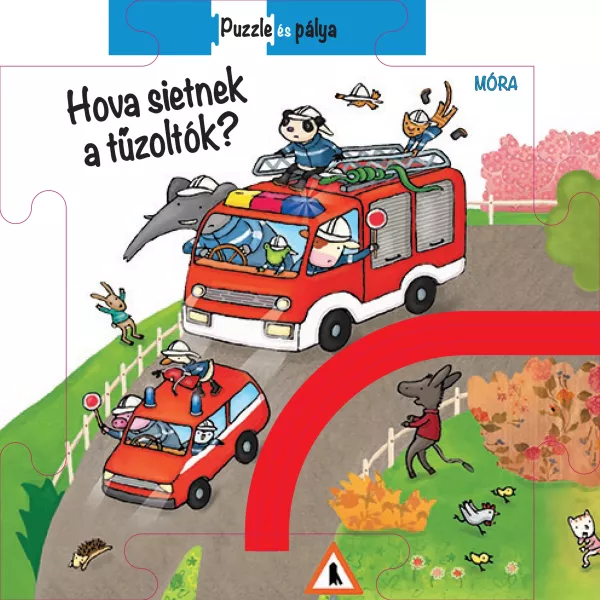 Carte interactivă cu pompieri în limba maghiară