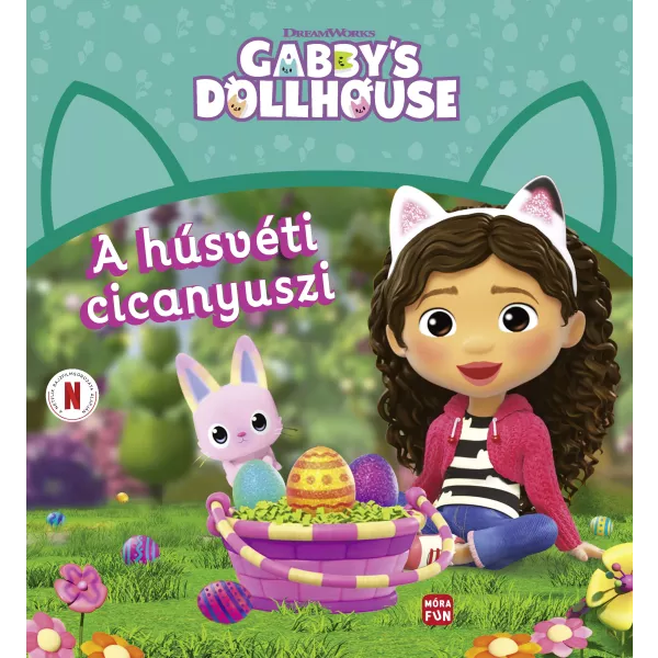 Gabby s Dollhouse: pisica iepure de Paști - carte de povești în limba maghiară