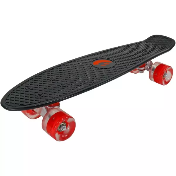 Skateboard cu roái iluminate ü 56 x 15 cm