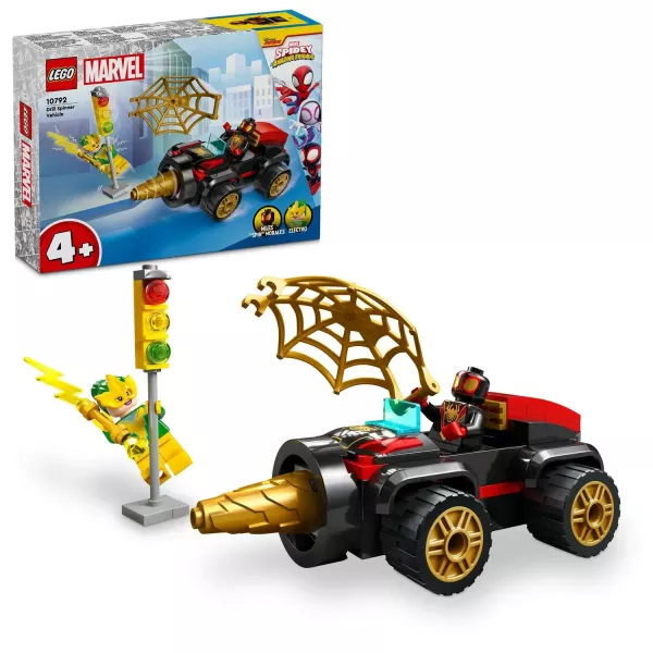 LEGO®: 4+ Pókember fúrófejes autója szuperhősös kalandok 10792