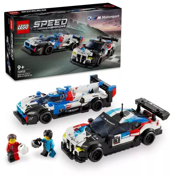 LEGO® Speed Champions: BMW M4 GT3 &amp; BMW M Hybrid V8 versenyautók 76922 akciós termékkép 1