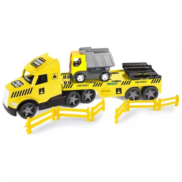 Wader: Magic Truck Technic camion cu mașină de gunoi - 79 cm