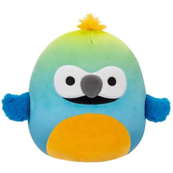 Squismallows: Baptiste, papagal de pluș, albastru- galben, 20 cm