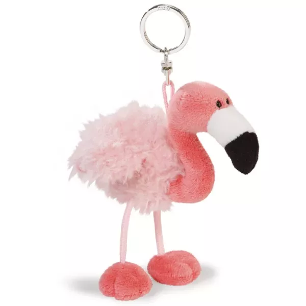 Nici: Summer flamingo, breloc de pluș - 10 cm