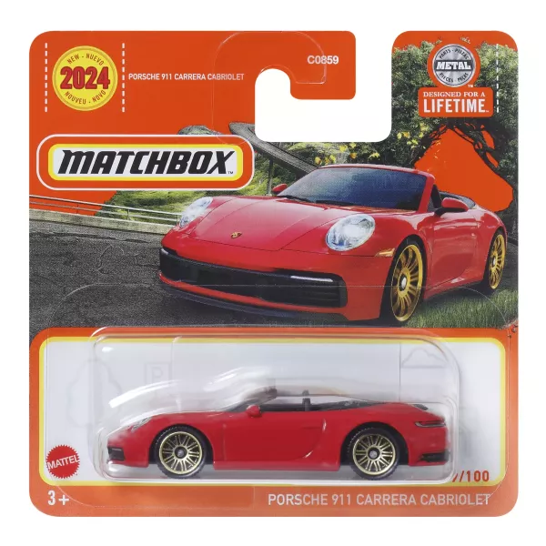 Matchbox: Porsche 911 Carrera Cabriolet kisautó