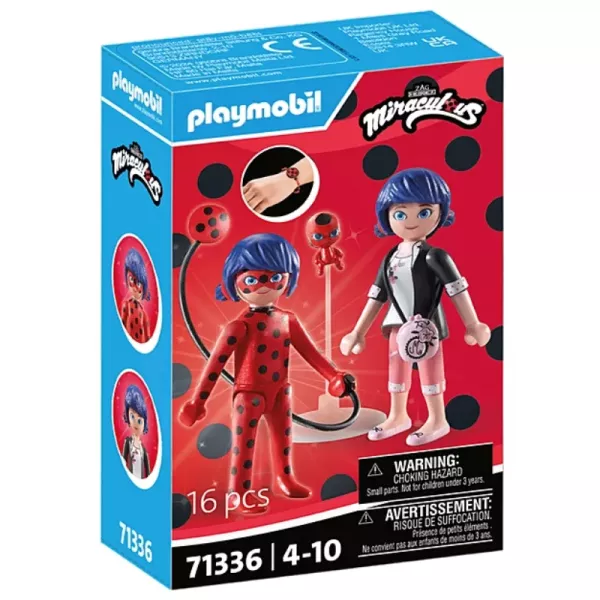 Playmobil: Miraculous - Marinette & Buburuza set de joacă cu brățară 71336