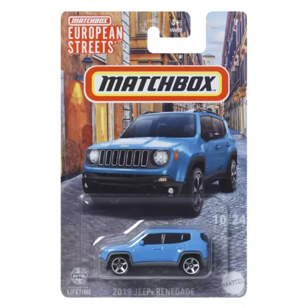 Matchbox: colecția Europa - 2019 Jeep Renegade mașinuță