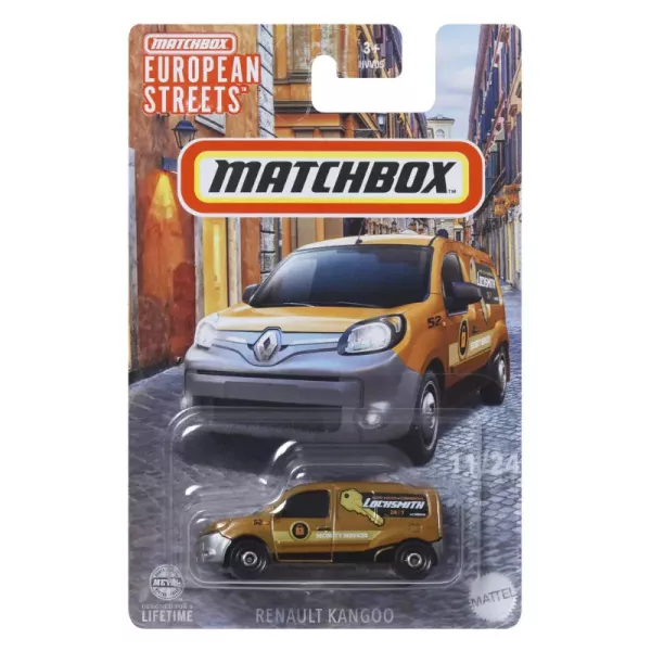 Matchbox: colecția Europa - Renault Kangoo mașinuță
