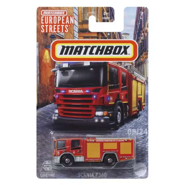 Matchbox: Európa kollekció - Scania P360 kisautó