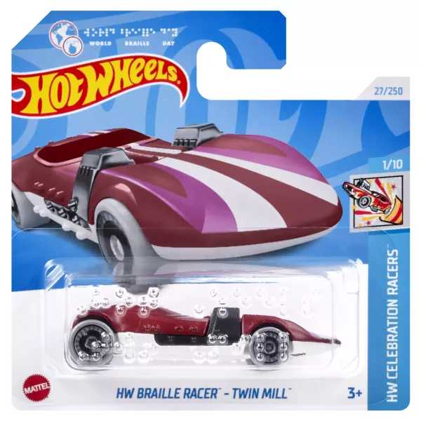Hot Wheels: HW Braille Racer - Twin Mill mașinuță