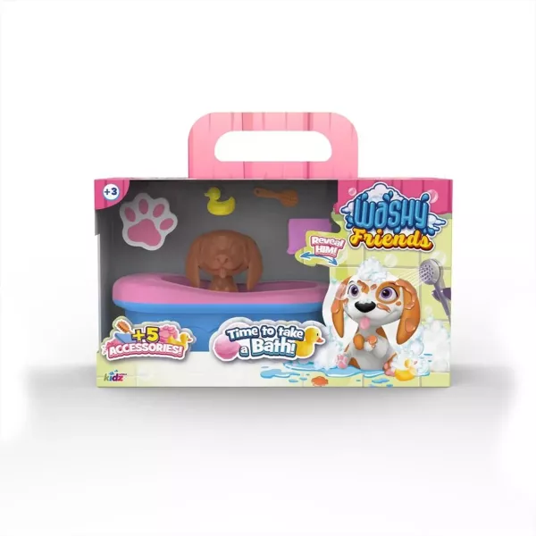 Washy Friends: Color reveal cățeluși cu vană și accesorii - Beagle