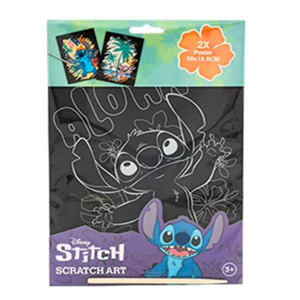 Canenco: Stitch, Képkarc poszter - 29 x 15 cm, 2 db-os