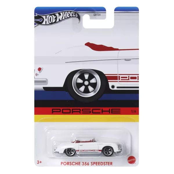Hot Wheels: Porsche 356 Speedster kisautó, 1:64