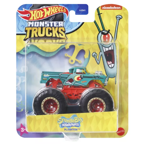 Hot Wheels: Monster Trucks, Spongyabob Kockanadrág - Plankton