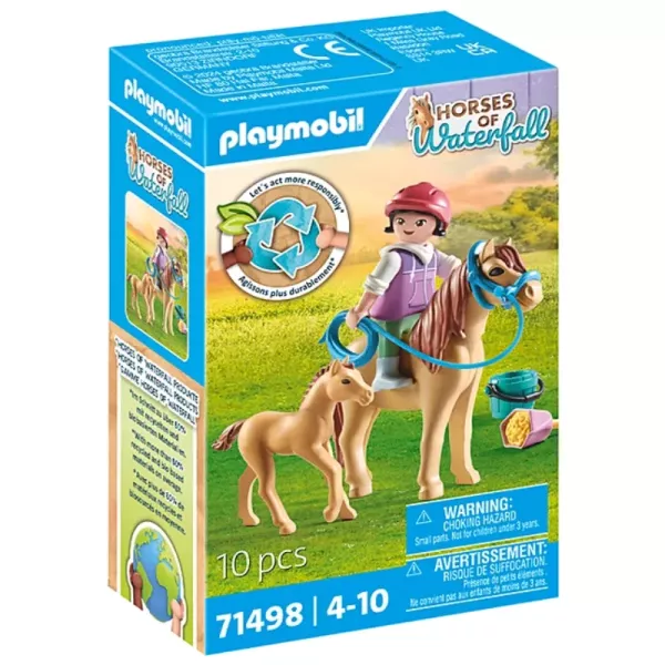 Playmobil: Kislány pónival és csikóval 71498