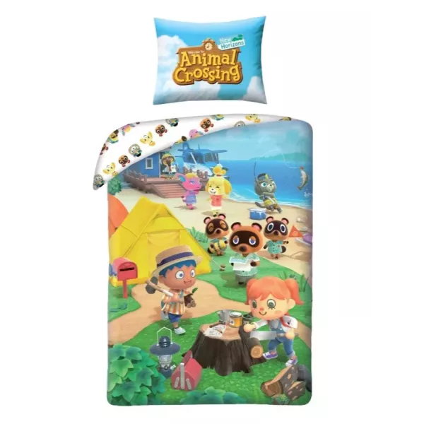 Animal Crossing lenjerie de pat - 140 x 200 cm