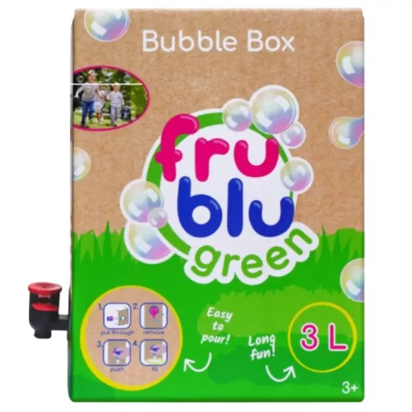 FruBlu Green: Buborékfújó utántöltő folyadék - 3 liter