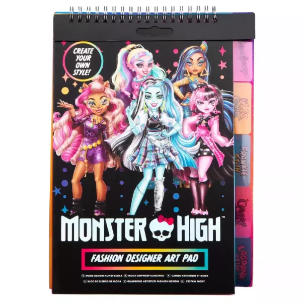 Monster High: Divattervező vázlatfüzet matricákkal