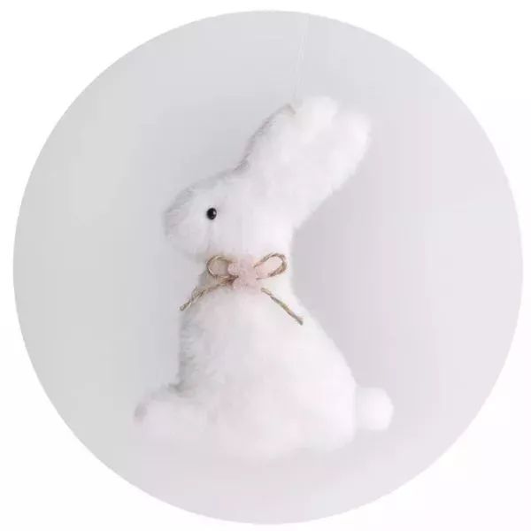 Felakasztható nyuszi dekoráció - 11 cm, többféle