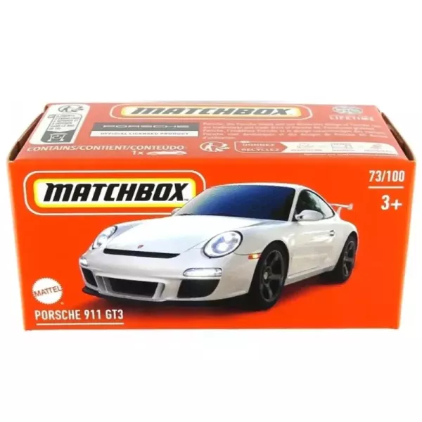Matchbox: Porsche 911 GT3 kisautó papírdobozban