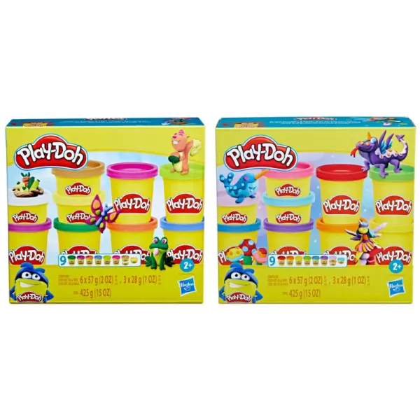 Play-Doh: Set de plastilină - 9 buc - diferite