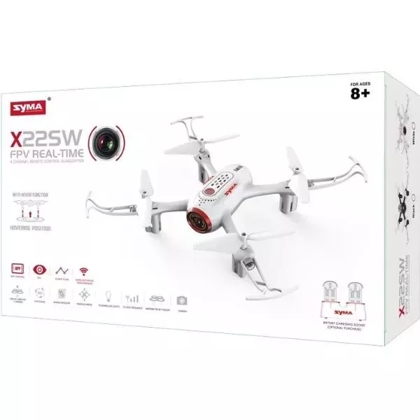 Syma: X22SW Quadcopter 2.4G Wifi-s kamerával - ÉRTÉKCSÖKKENT