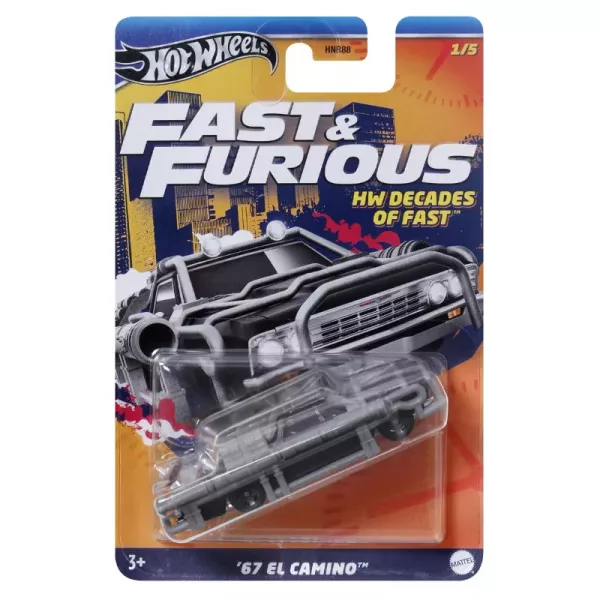 Hot Wheels: Fast and Furious - 67 El Camino mașinuță
